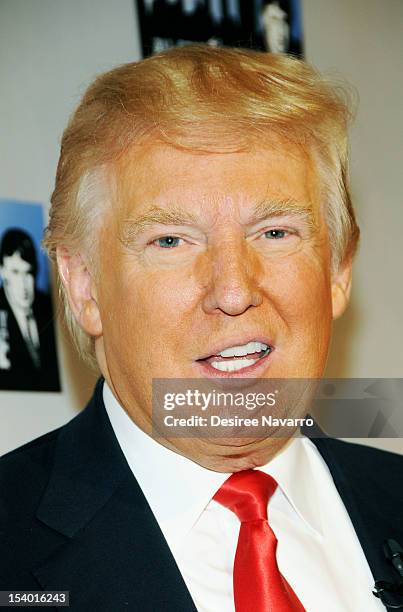 Personality Donald Trump attends the "Celebrity Apprentice All Stars" Season 13 Press Conference at Jack Studios on October 12, 2012 in New York City.