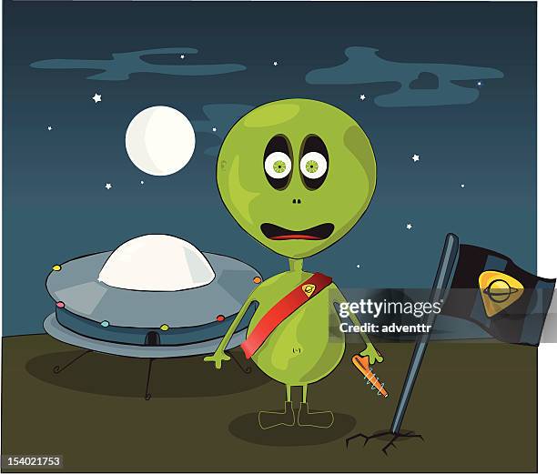 alien - stranger stock illustrations