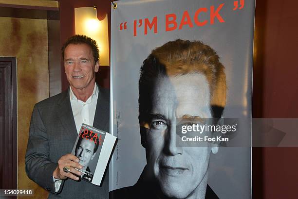 Arnold Schwarzenegger Presents His Book Total Recall Photos and Premium
