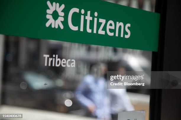 Citizens bank branch in New York, US, on Friday, July 7, 2023. Citizens Financial Group Inc. Is scheduled to release earnings figures on July 19....