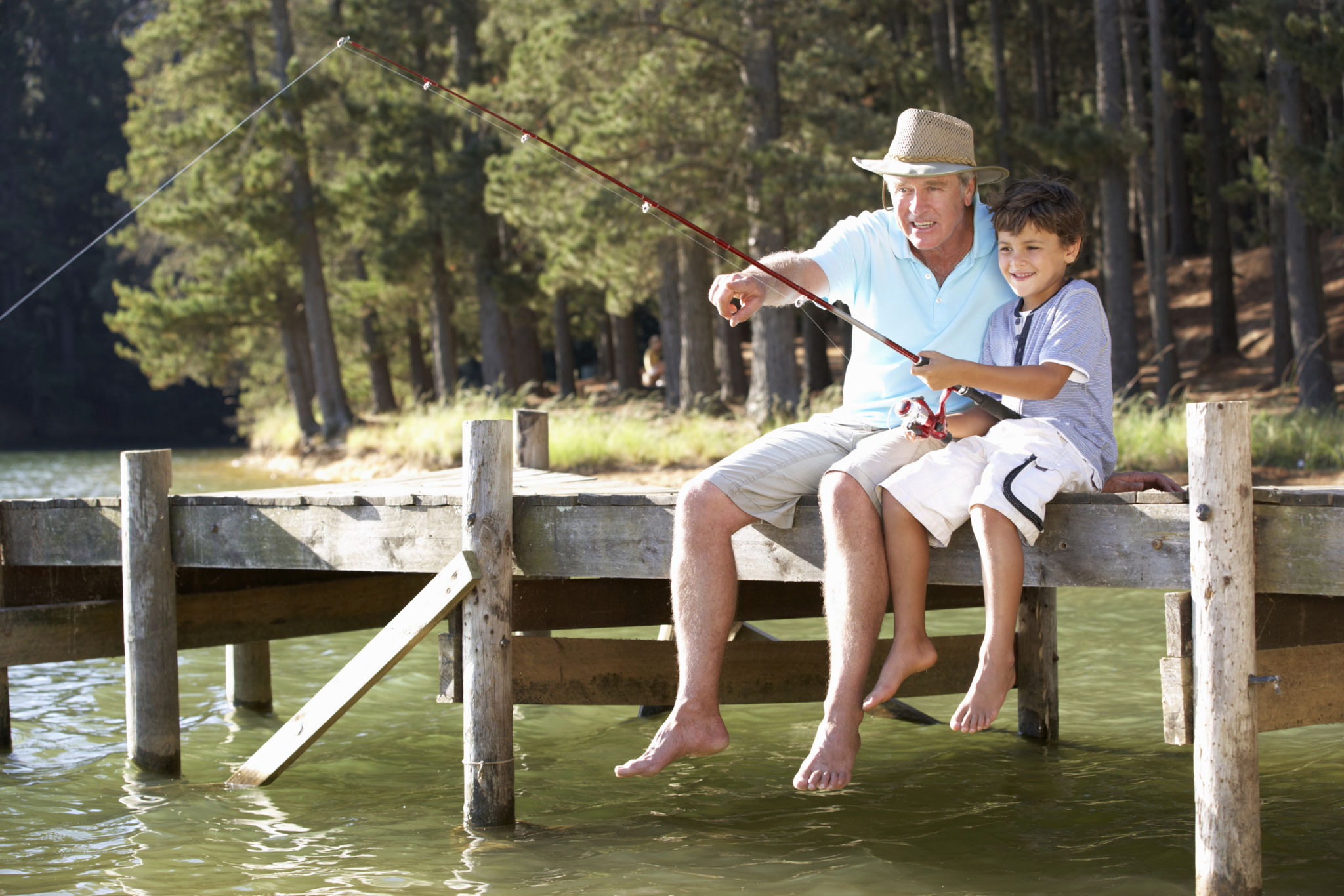 teaching fishing