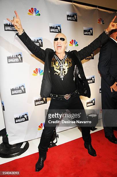 Singer Dee Snider attends the "Celebrity Apprentice All Stars" Season 13 Press Conference at Jack Studios on October 12, 2012 in New York City.