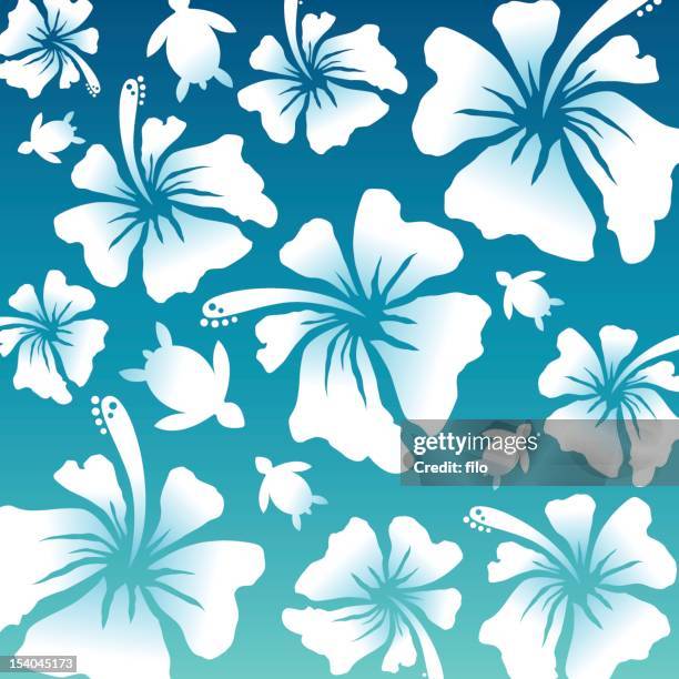 hawaiian pattern - hawaiian shirt stock illustrations