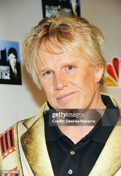 Actor Gary Busey attends the "Celebrity Apprentice All Stars" Season 13 Press Conference at Jack Studios on October 12, 2012 in New York City.