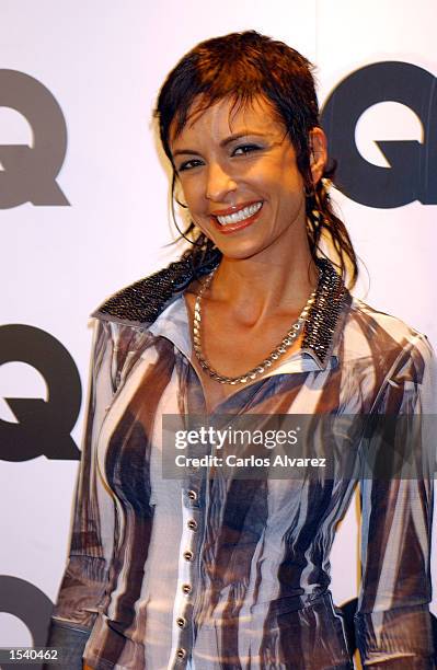 Model Daniela Cardone attends the GQ Spring/Summer 2002 fashion show party May 7, 2002 in Madrid, Spain.
