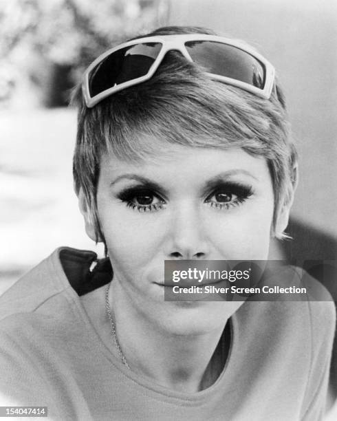 English actress Judy Carne, circa 1969.