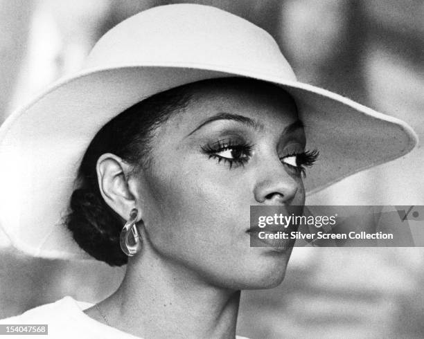 American singer and actress Diana Ross as Tracy in 'Mahogany', directed by Berry Gordy, 1975.