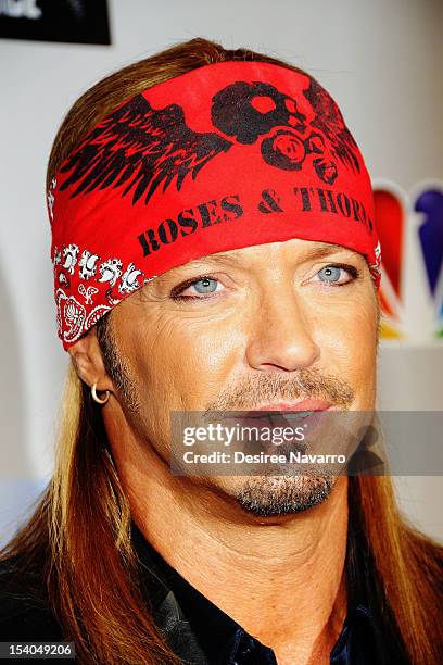 Musician Bret Michaels attends the "Celebrity Apprentice All Stars" Season 13 Press Conference at Jack Studios on October 12, 2012 in New York City.