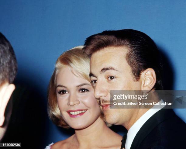 American singer Bobby Darin and his wife, actress Sandra Dee , circa 1962.