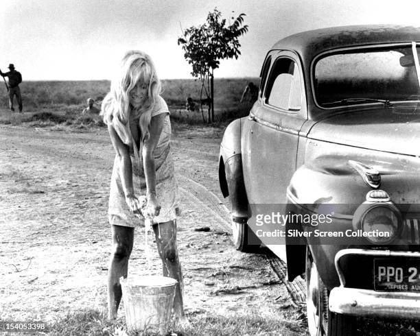 American actress Joy Harmon as Lucille in 'Cool Hand Luke', directed by Stuart Rosenberg, 1967.