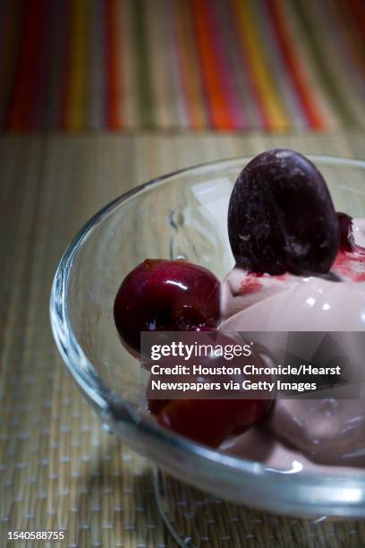 Ice cream sundaes for Allison Cook story shot in the Chronicle studio Friday, Aug. 22 in Houston.