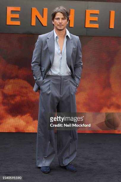 Josh Hartnett attends the "Oppenheimer" UK Premiere at Odeon Luxe Leicester Square on July 13, 2023 in London, England.