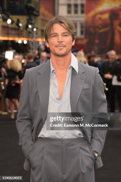 Josh Hartnett attends the UK Premiere of "Oppenheimer" at Odeon Luxe Leicester Square on July 13, 2023 in London, England.
