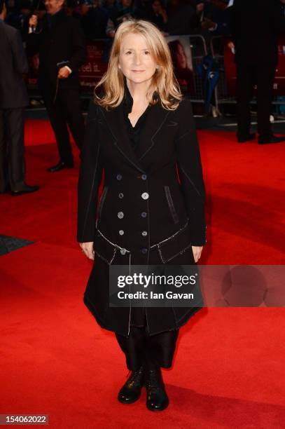 Director Sally Potter attends the premiere of 'Ginger and Rosa' during the 56th BFI London Film Festival at Odeon West End on October 13, 2012 in...