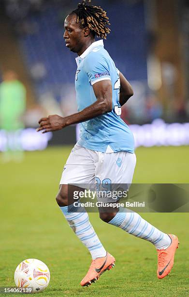 Luis Cavanda of Lazio in action during the UEFA Europa League group J match between S.S. Lazio and NK Maribor at Stadio Olimpico on October 4, 2012...