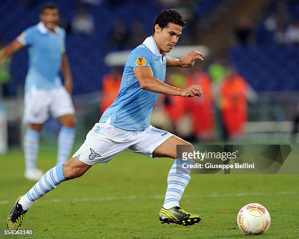 Anderson Lima Hernanes of Lazio in action during the UEFA Europa League group J match between S.S. Lazio and NK Maribor at Stadio Olimpico on October...