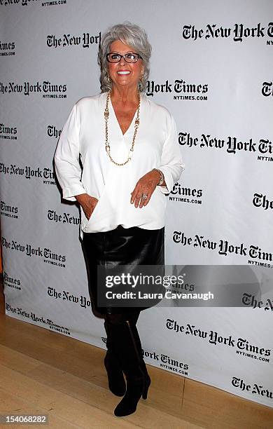 Paula Deen attends TimesTalks: A Conversation With Marcus Samuelsson And Paula Deen at The Times Center on October 13, 2012 in New York City.