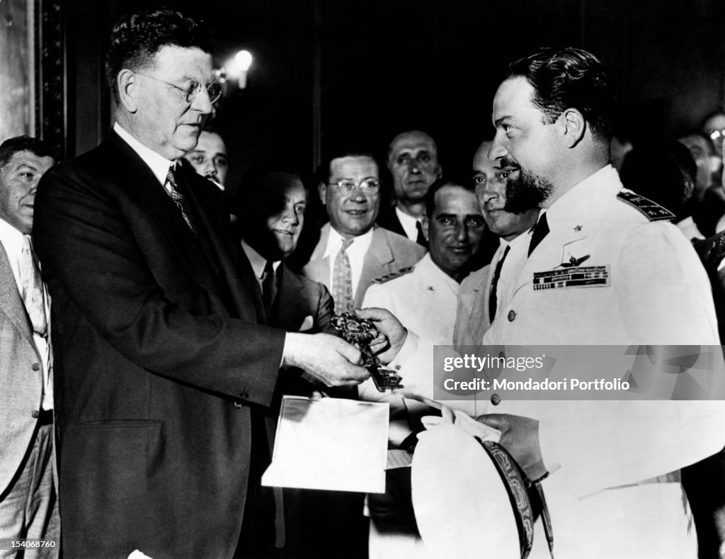 Edward Joseph Kelly with Italo Balbo