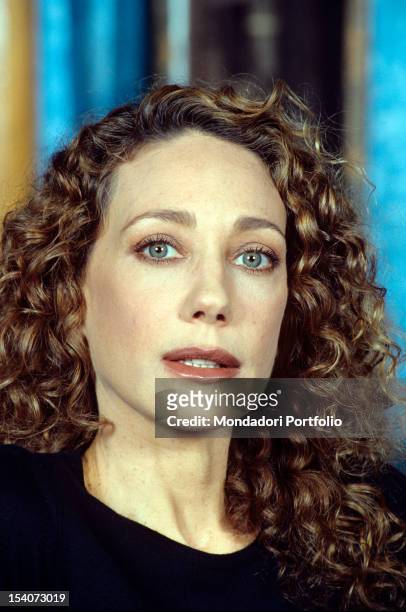 Portrait of American actress Marisa Berenson . 1996
