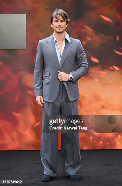 Josh Hartnett attends the "Oppenheimer" UK Premiere at Odeon Luxe Leicester Square on July 13, 2023 in London, England.