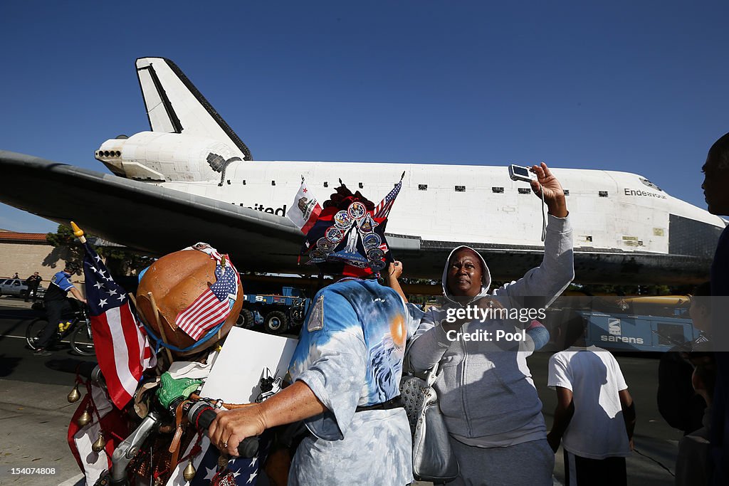 Space Shuttle Endeavour Makes 2-Day Trip Through LA Streets To Its Final Destination