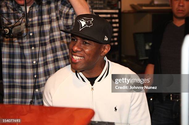 Whoo Kid hosts "The Whoolywood Shuffle" at SiriusXM Studios on October 8, 2012 in New York City.