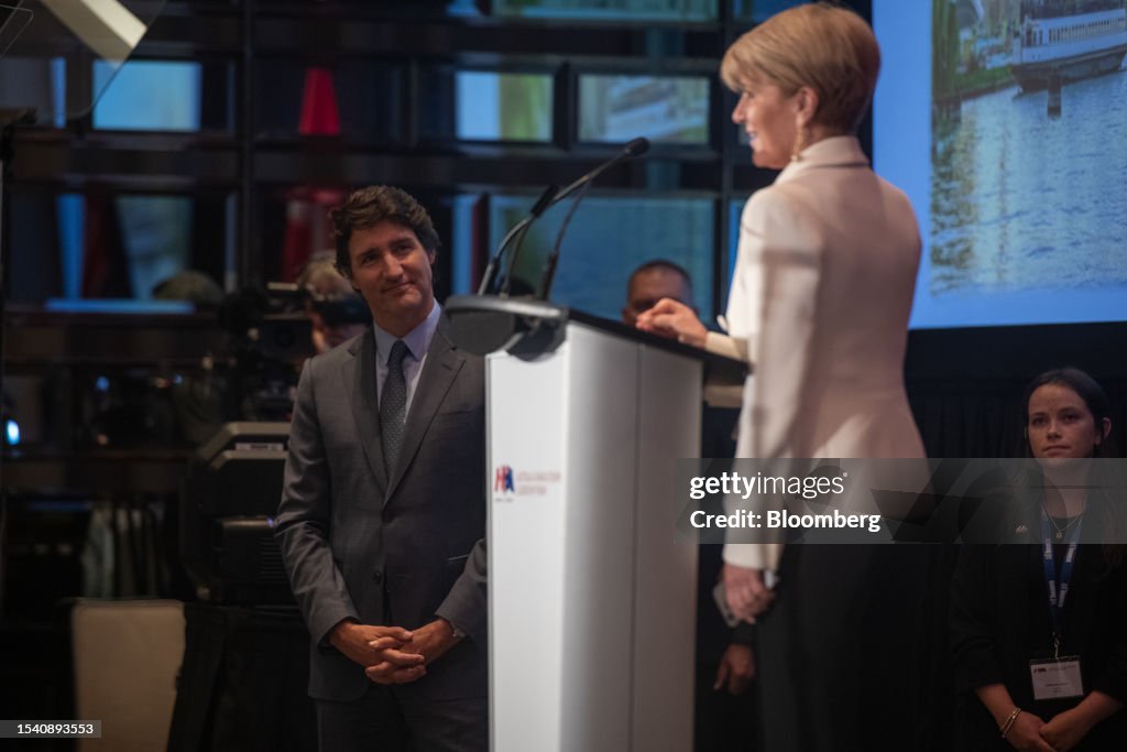 Prime Minister Trudeau Speaks At Australia-Canada Economic Leadership Forum