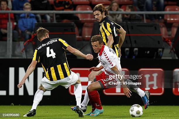 During the Eredivisie match between FC Utrecht and Vitesse Arnhem at the Gelredome stadium on September 29, 2012 in Utrecht, The Netherlands....