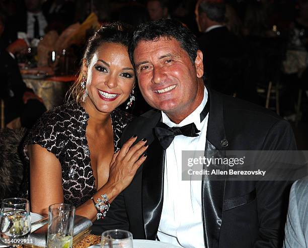 Actress Eva La Rue and husband Joe Cappuccio attend the Beckstrand Cancer Foundation's 9th annual Diamond & Pearl Ball - "An Evening in Russia" at...