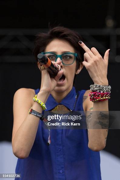 Devin Rapper Rapper Devin Tailes, aka Dev, performs on stage during day two of the ...