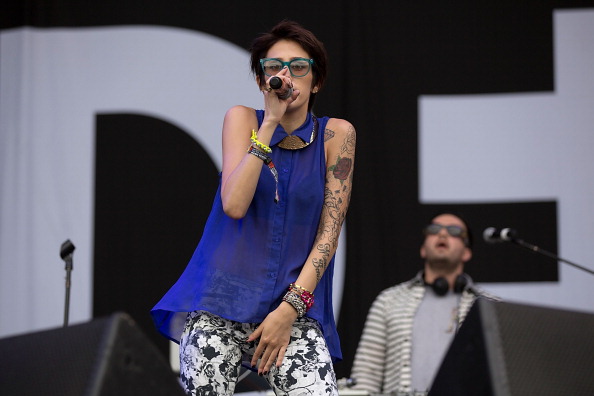 Devin Jennings Rapper Rapper Devin Tailes, aka Dev, performs on stage during day two of the ...