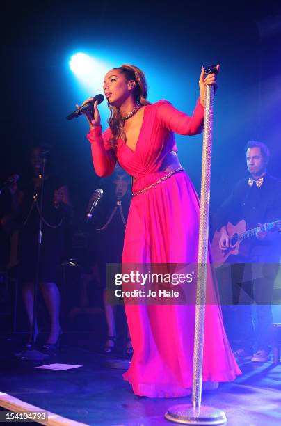 Leona Lewis performs on stage for G-A-Y club night at Heaven on October 13, 2012 in London, United Kingdom.