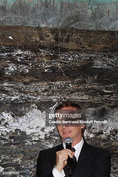 Thaddaeus Ropac attends the opening of his new gallery on October 13, 2012 in Pantin, France.