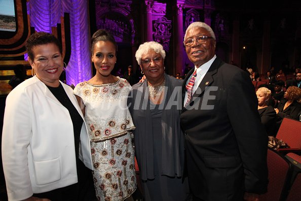 Debra Lee Kerry Washington and Kerry Washingtons parents attend 2012... |  WireImage | 154107702