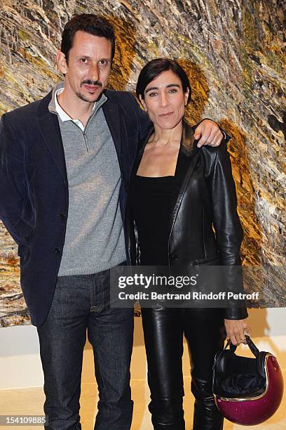 Blanca Li and guest attend the opening of Thaddaeus Ropac's new gallery on October 13, 2012 in Pantin, France.