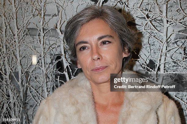 Elisabeth Quin attends the opening of Thaddaeus Ropac's new gallery on October 13, 2012 in Pantin, France.