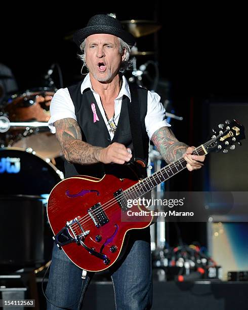 Neil Giraldo performs at Cruzan Amphitheatre on October 13, 2012 in West Palm Beach, Florida.