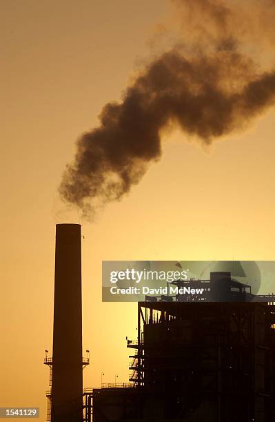 The AES Corp. Huntington Beach power plant produces energy for southern California May 9, 2002 in Newport Beach, CA. A hearing will be held by a...