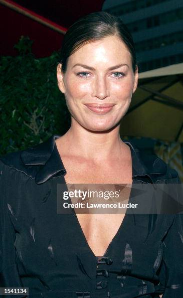 Model Carre Otis arrives at the
