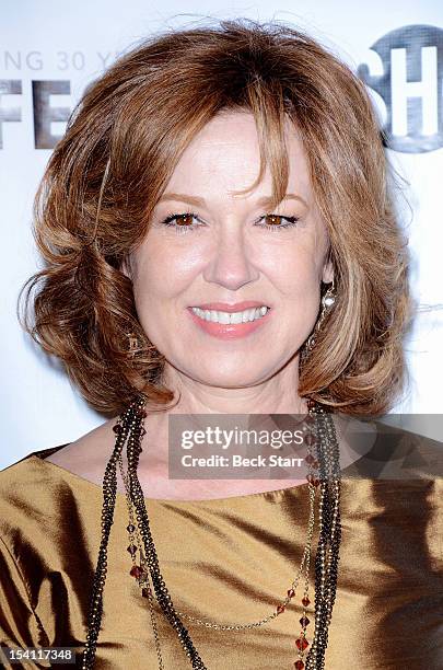 Actress Lee Purcell arrives at the 2012 Outfest Legacy Awards at Orpheum Theatre on October 13, 2012 in Los Angeles, California.