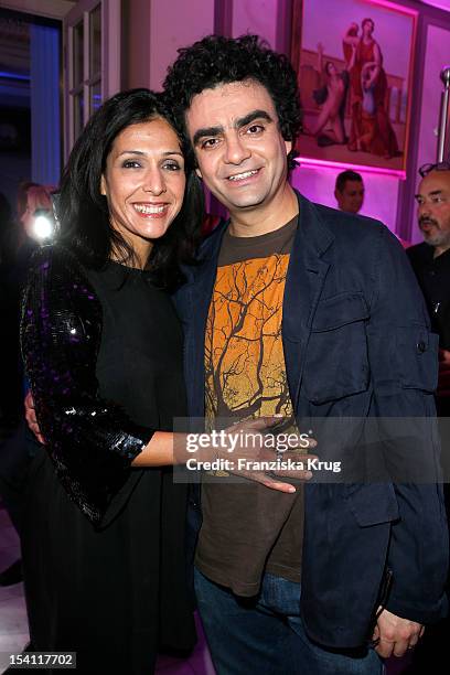 Lucia Villazon and Rolando Villazon attend the Echo Klassik 2012 award ceremony at Konzerthaus Berlin on October 14, 2012 in Berlin, Germany.