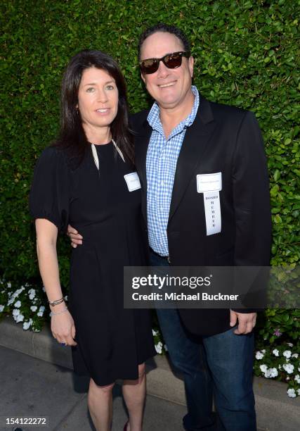Board Members Nina Quaranta and Mitchell Quaranta attend the Rape Treatment Center Brunch honoring Norman Lear hosted by Viola Davis at Green Acres...