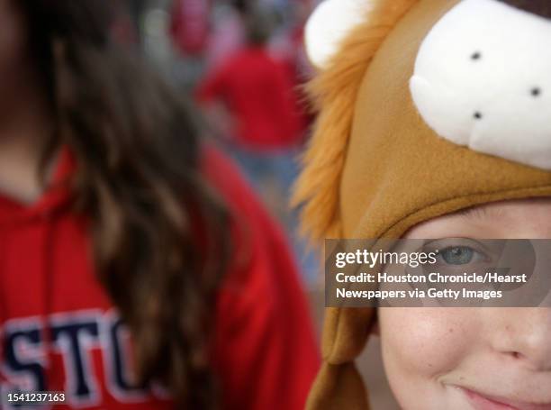 Corbin Weiss of Houston, wears a cougar hat to support The University of Houston who's playing The University of Southern Mississippi in the 2011...