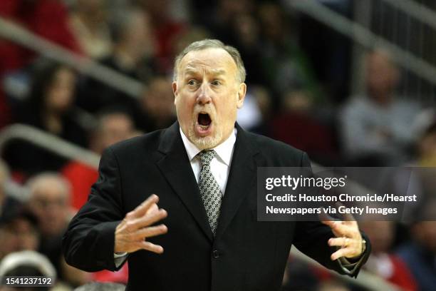 Minnesota Timberwolves head coach Rick Adelman erupts after one of his players is called for traveling during the second quarter of a NBA game...