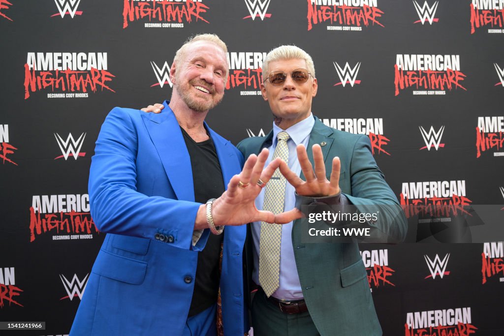 Cody Rudd WWE Hall of Famer Diamond Dallas Page and Cody Rhodes arrive on the ...