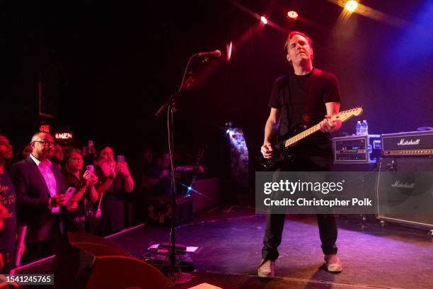 Bret Domrose of Dogstar performs at The Roxy on July 18, 2023 in Los Angeles, California.