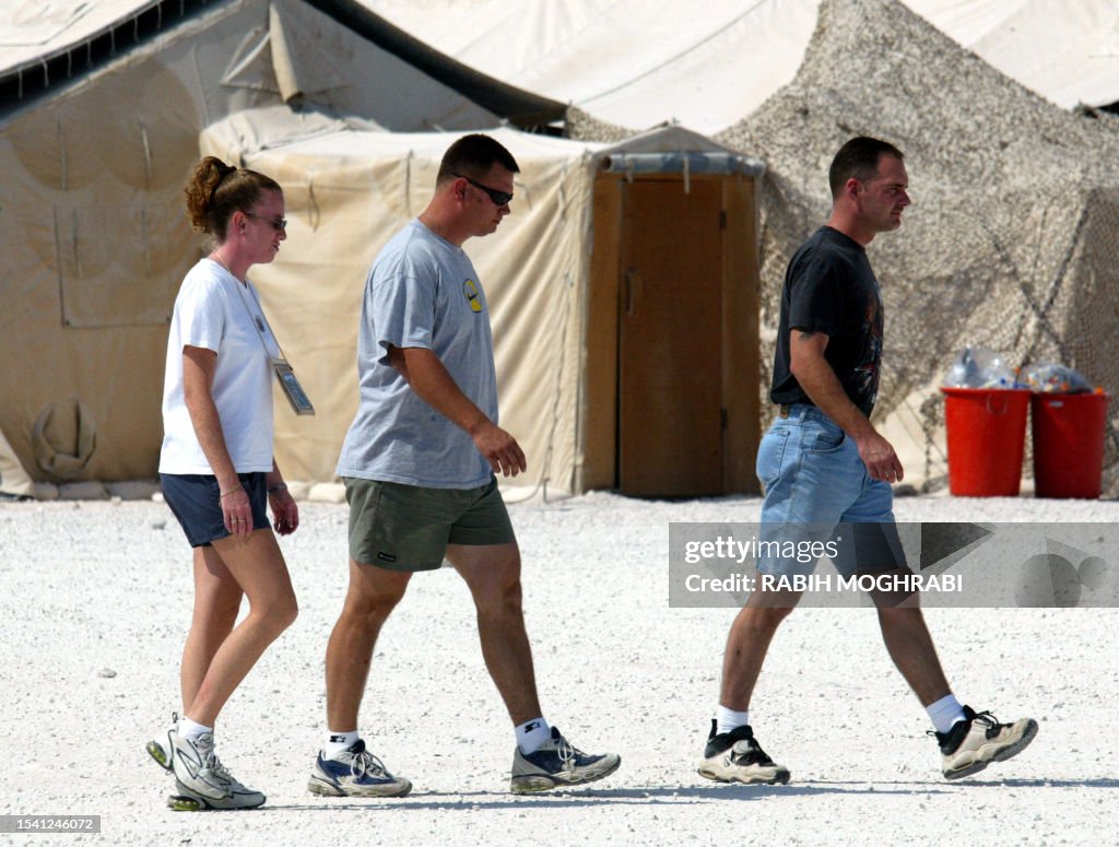 US Marines Walk In Civilian Clothes 23 October 2002 At The Al Udeid us-marines-walk-in-civilian-clothes-23-october-2002-at-the-al-udeid