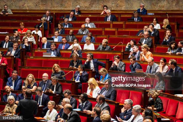 General view in the National Assembly during the session of questions to the government.