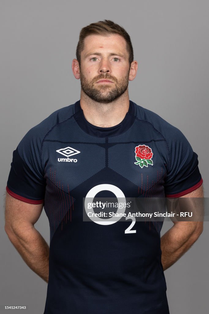 Elliot Rugby Elliot Daly of England poses for a portrait at The Lensbury on July ...