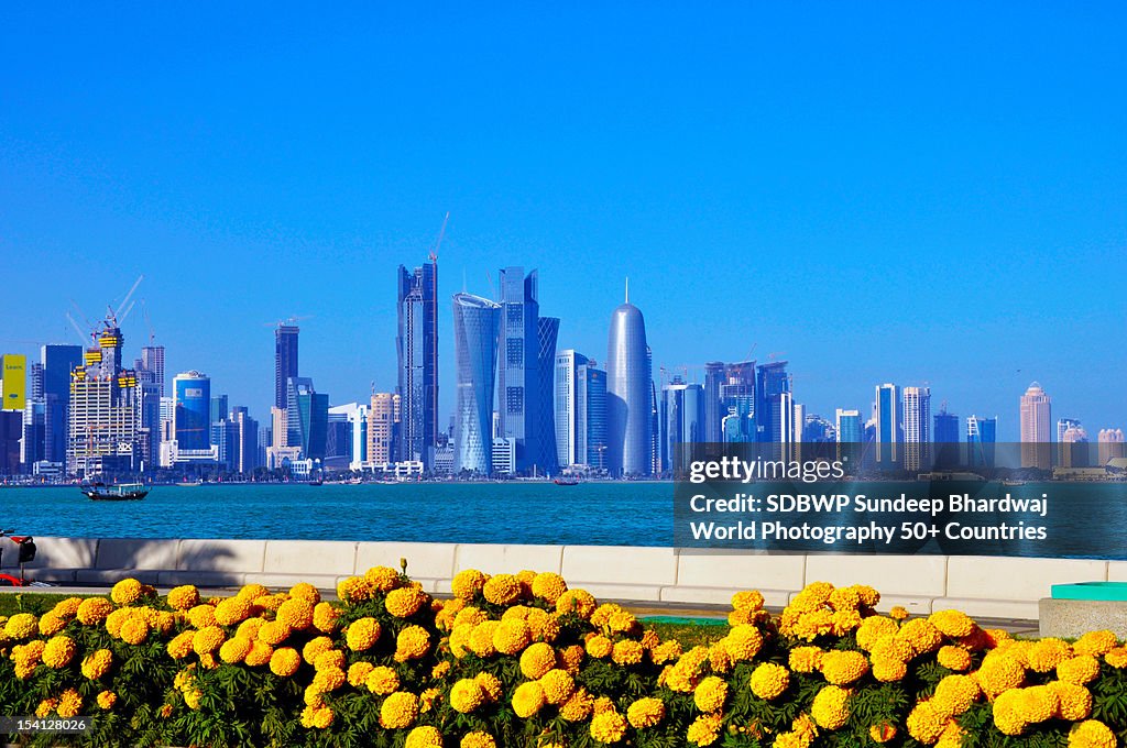 Skyline in Qatar